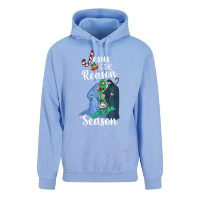 Christ Jesus Is The Reason For The Season T Sign Christmas Gift Unisex Surf Hoodie