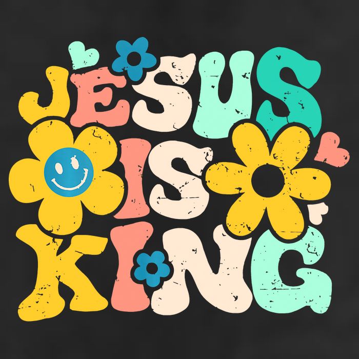 Christian Jesus Is King Aesthetic Groovy Adult Drive Performance Visor