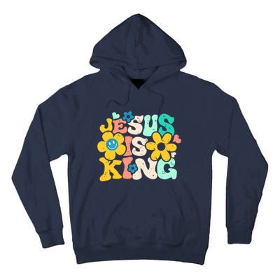 Christian Jesus Is King Aesthetic Groovy Tall Hoodie