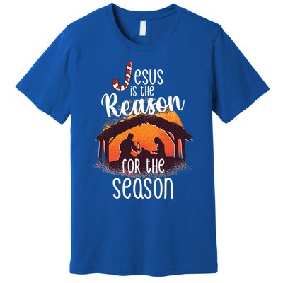 Christ Jesus Is The Reason For The Season T Sign Christmas Gift Premium T-Shirt