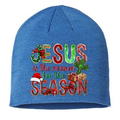 Christmas Jesus Is The Reason For The Season Jesus Pajamas Swea Sustainable Beanie