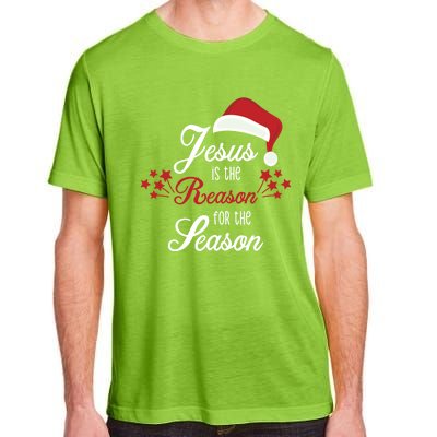 Christ Jesus Is The Reason For The Season T Sign Christmas Cool Gift Adult ChromaSoft Performance T-Shirt