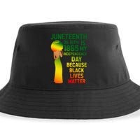 Cute Juneteenth Is My Independence Day Free Black  Sustainable Bucket Hat