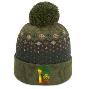 Cute Juneteenth Is My Independence Day Free Black  The Baniff Cuffed Pom Beanie