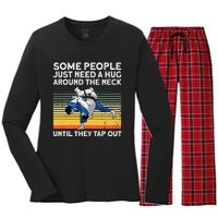 Cool Jiu Jitsu For Men Women Kids BJJ Brazilian Jiu Jitsu Women's Long Sleeve Flannel Pajama Set 