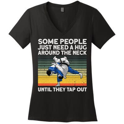 Cool Jiu Jitsu For  BJJ Brazilian Jiu Jitsu Women's V-Neck T-Shirt