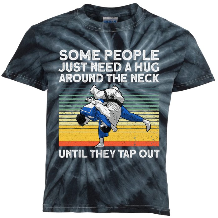 Cool Jiu Jitsu For  BJJ Brazilian Jiu Jitsu Kids Tie-Dye T-Shirt