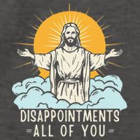 Christian Jesus Joke Meme Disappointments All Of You Vector Backpack