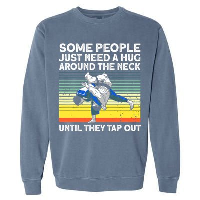 Cool Jiu Jitsu For Men Women BJJ Brazilian Jiu Jitsu Garment-Dyed Sweatshirt