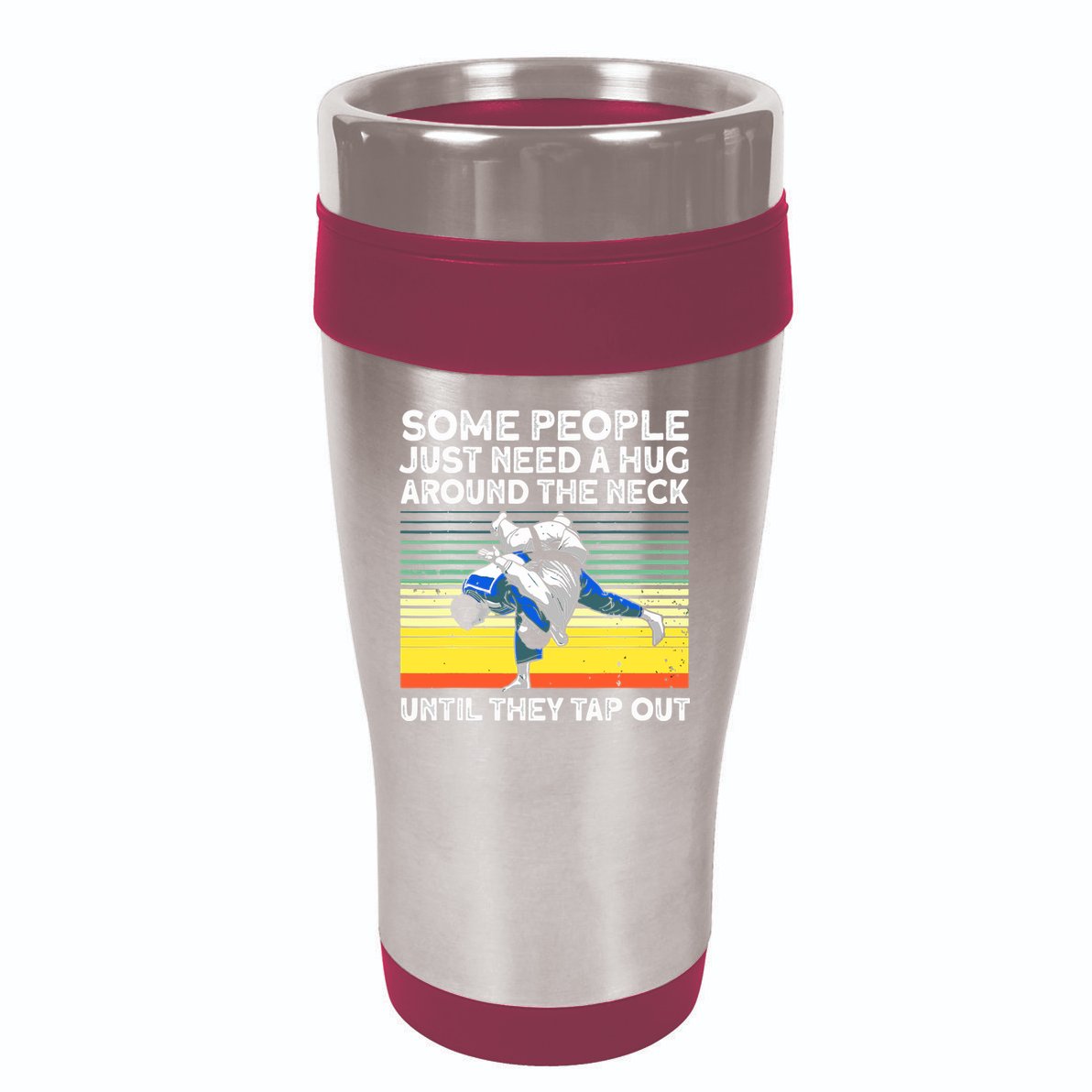 Cool Jiu Jitsu For Men Women BJJ Brazilian Jiu Jitsu 16oz Travel Tumbler