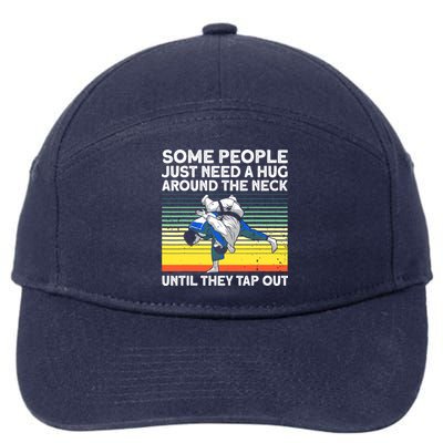 Cool Jiu Jitsu For Men Women BJJ Brazilian Jiu Jitsu 7-Panel Snapback Hat