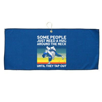 Cool Jiu Jitsu For Men Women BJJ Brazilian Jiu Jitsu Large Microfiber Waffle Golf Towel