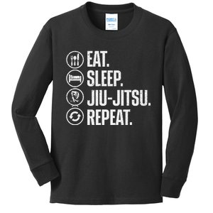 Cool Jiu Jitsu For  BJJ Brazilian Jiu Jitsu Kids Long Sleeve Shirt