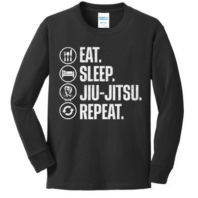 Cool Jiu Jitsu For  BJJ Brazilian Jiu Jitsu Kids Long Sleeve Shirt