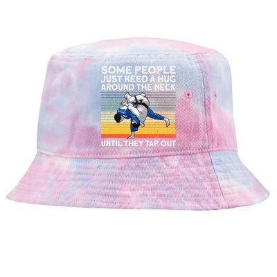 Cool Jiu Jitsu Bjj Brazilian Jiu Jitsu Tie-Dyed Bucket Hat