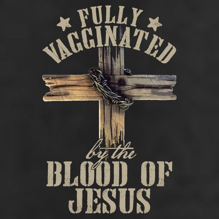 Christian Jesus Lover Fully Vaccinated By The Blood Of Jesus Long Sleeve TShirt Cool Comfort Performance Bucket Hat