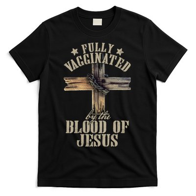 Christian Jesus Lover Fully Vaccinated By The Blood Of Jesus Long Sleeve TShirt T-Shirt