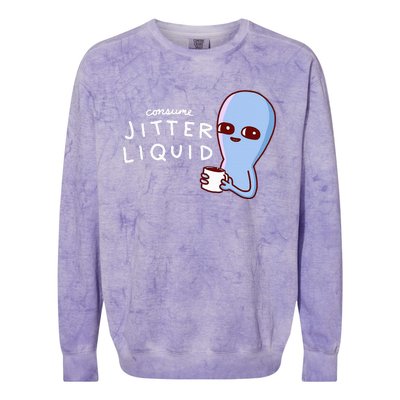 Consume Jitter Liquid Allien Colorblast Crewneck Sweatshirt