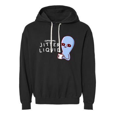 Consume Jitter Liquid Allien Garment-Dyed Fleece Hoodie