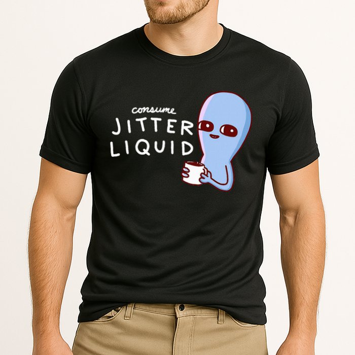 Consume Jitter Liquid Allien Cooling Performance Crew T-Shirt