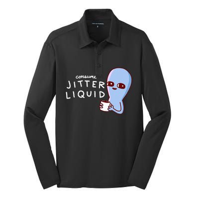 Consume Jitter Liquid Allien Silk Touch Performance Long Sleeve Polo