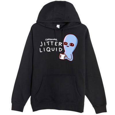 Consume Jitter Liquid Allien Premium Pullover Hoodie