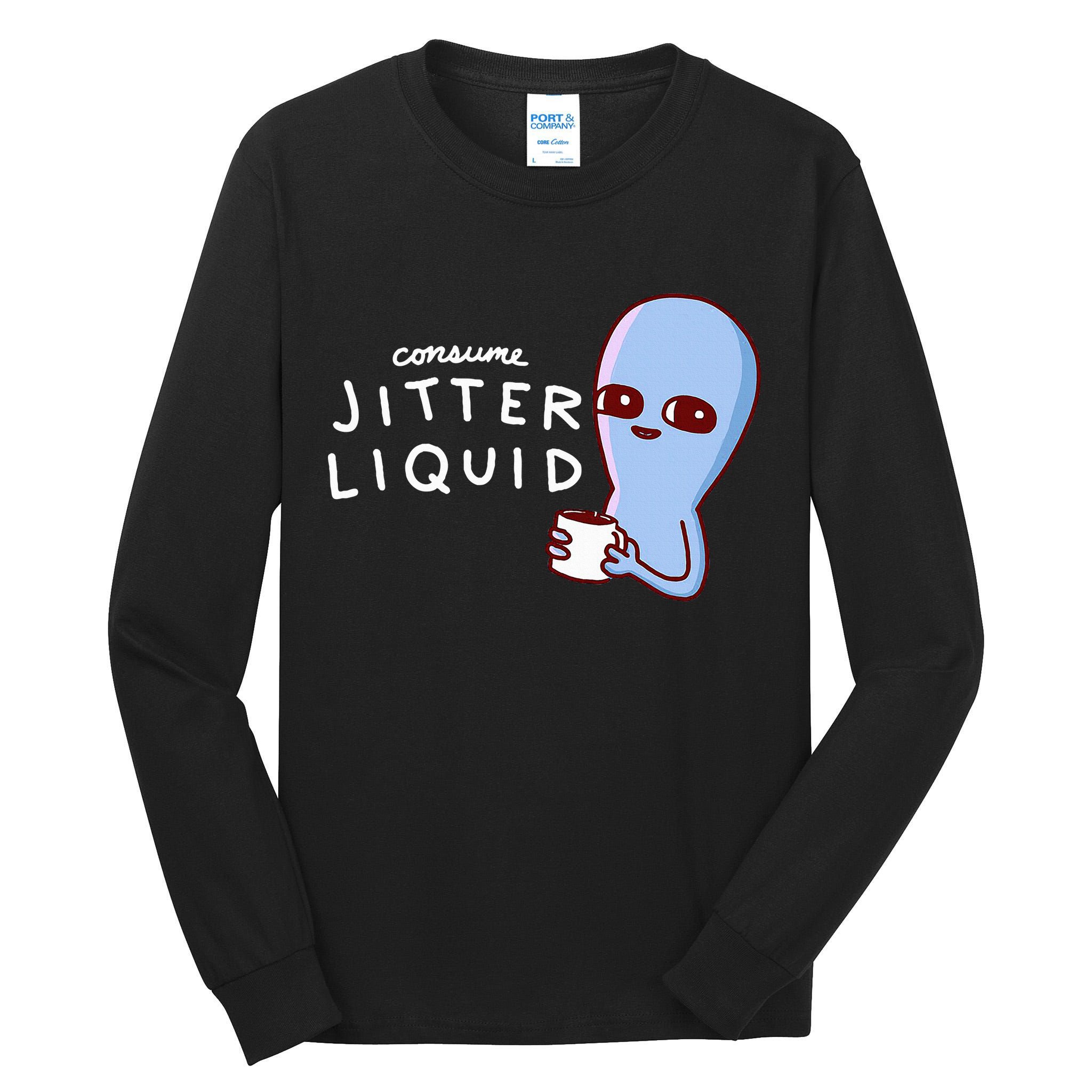Consume Jitter Liquid Allien Tall Long Sleeve T-Shirt