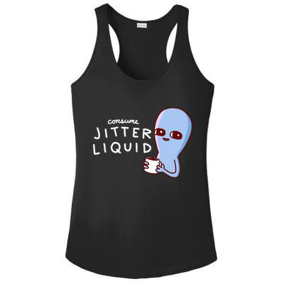 Consume Jitter Liquid Allien Ladies PosiCharge Competitor Racerback Tank
