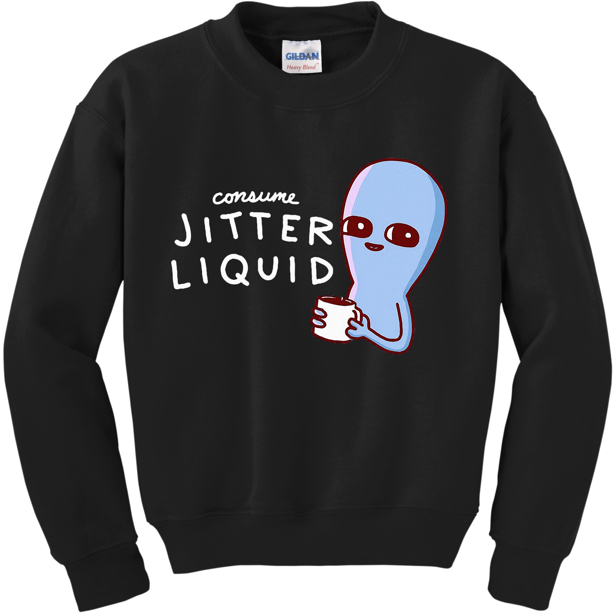 Consume Jitter Liquid Allien Kids Sweatshirt
