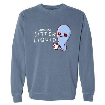 Consume Jitter Liquid Allien Garment-Dyed Sweatshirt