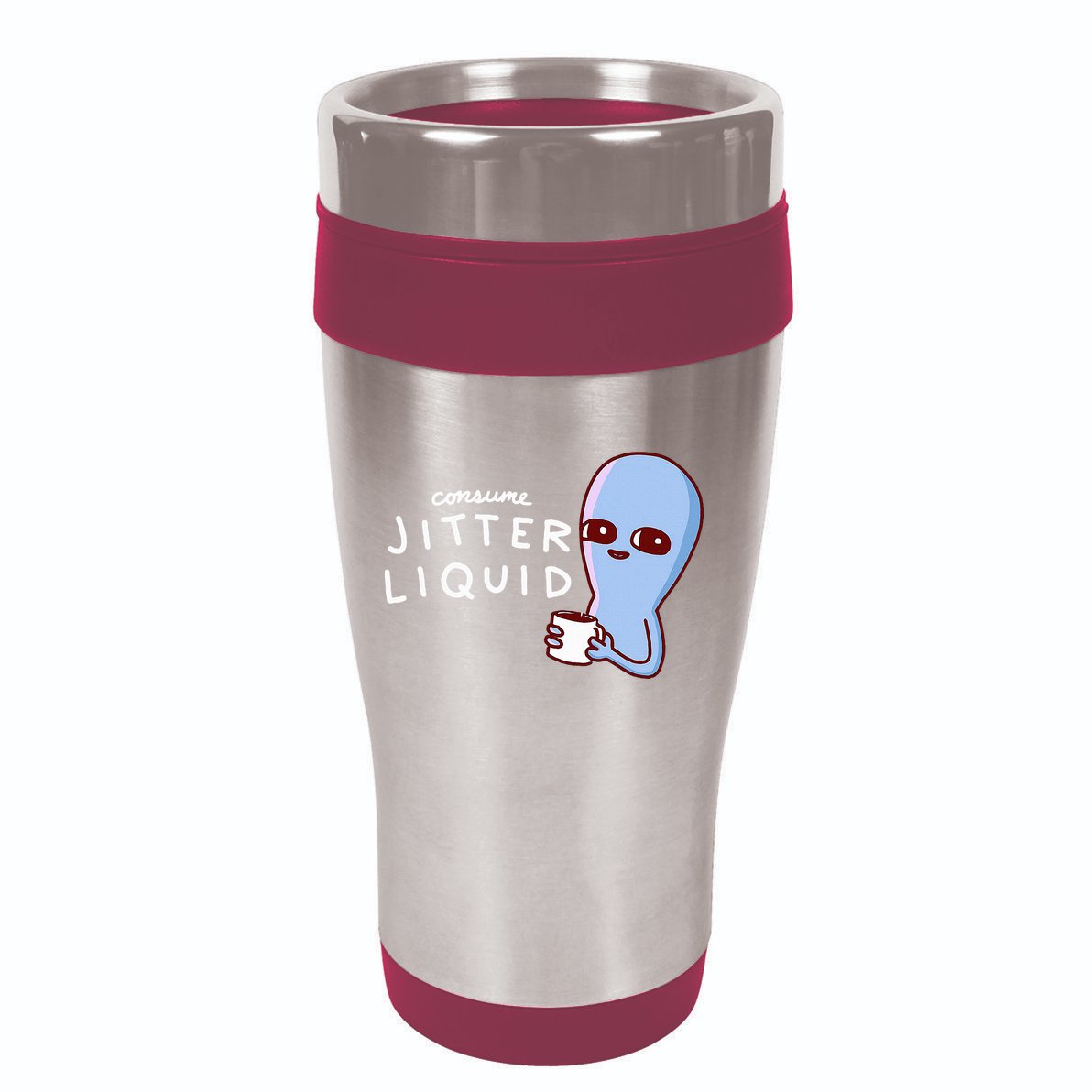Consume Jitter Liquid Allien 16oz Travel Tumbler