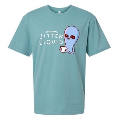 Consume Jitter Liquid Allien Sueded Cloud Jersey T-Shirt