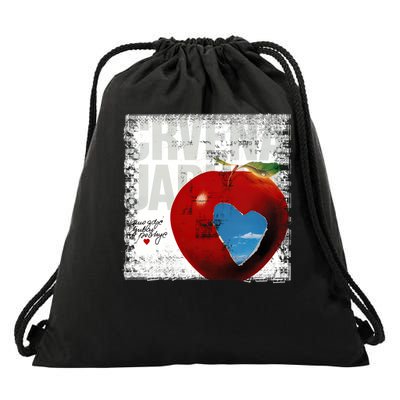 Crvena Jabuka  Lpcover Sarajevo Bosna Music Pop-Rock 70S 80S Yugoslavia Hercegovina Srbija Croatia Hrvatska T-Shirt Drawstring Bag