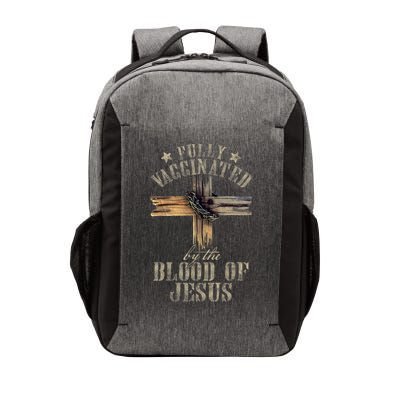 Christian Jesus Lover Fully Vaccinated By The Blood Of Jesus Vector Backpack