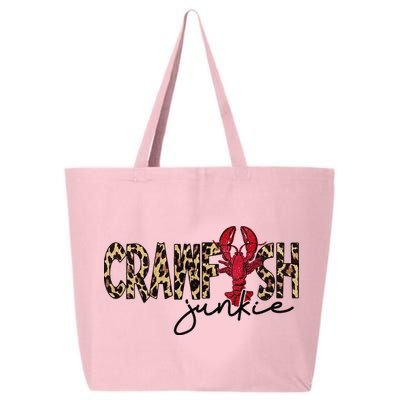 Crawfish Junkie Leopard Cheetah Crawfish Lover 25L Jumbo Tote
