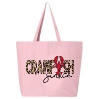 Crawfish Junkie Leopard Cheetah Crawfish Lover 25L Jumbo Tote