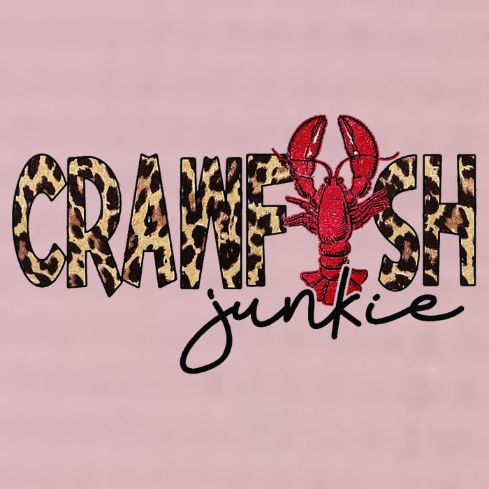 Crawfish Junkie Leopard Cheetah Crawfish Lover 25L Jumbo Tote