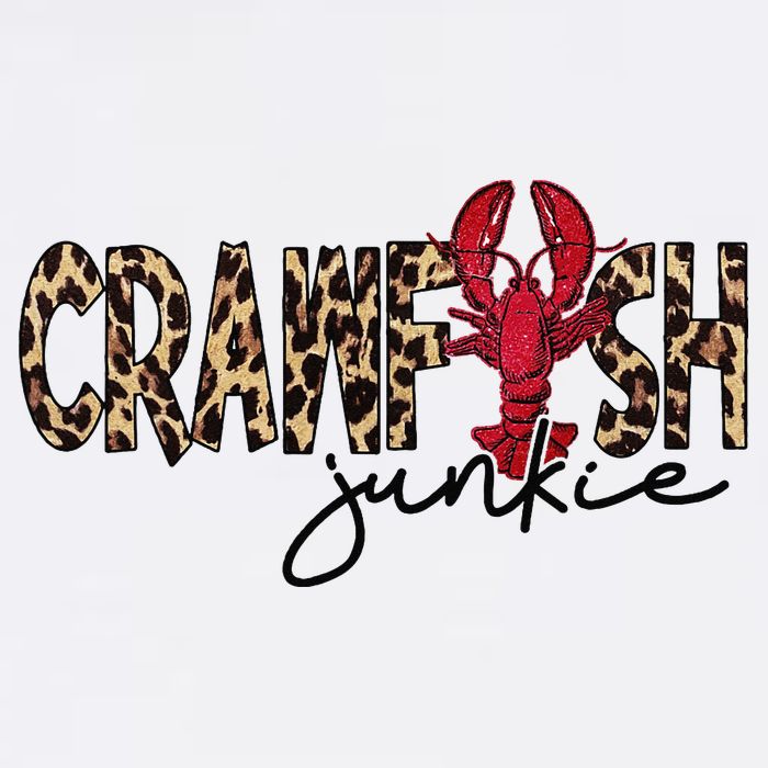 Crawfish Junkie Leopard Cheetah Crawfish Lover Sweatshirt