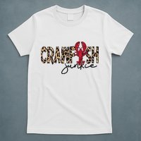 Crawfish Junkie Leopard Cheetah Crawfish Lover T-Shirt