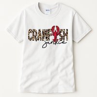 Crawfish Junkie Leopard Cheetah Crawfish Lover Tall T-Shirt