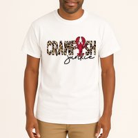 Crawfish Junkie Leopard Cheetah Crawfish Lover Tall T-Shirt