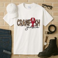 Crawfish Junkie Leopard Cheetah Crawfish Lover Tall T-Shirt