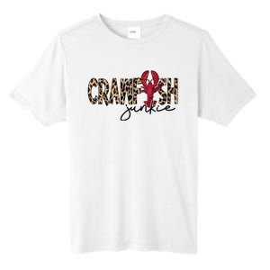 Crawfish Junkie Leopard Cheetah Crawfish Lover Tall Fusion ChromaSoft Performance T-Shirt