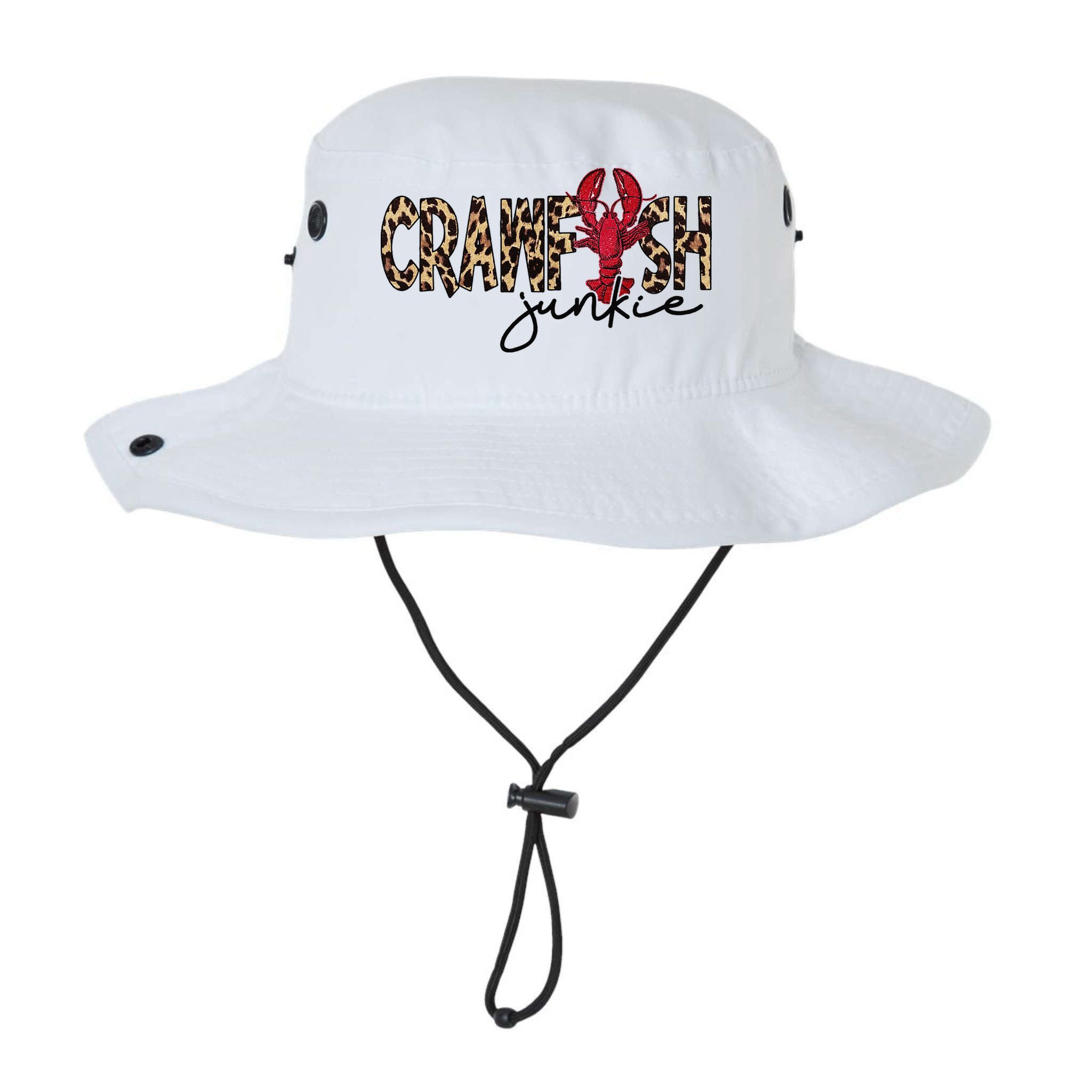 Crawfish Junkie Leopard Cheetah Crawfish Lover Bucket Hat