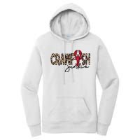 Crawfish Junkie Leopard Cheetah Crawfish Lover Women's Pullover Hoodie