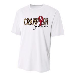 Crawfish Junkie Leopard Cheetah Crawfish Lover Performance Sprint T-Shirt