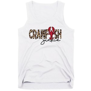 Crawfish Junkie Leopard Cheetah Crawfish Lover Tank Top