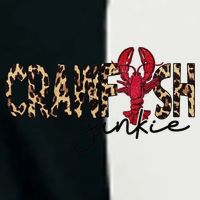 Crawfish Junkie Leopard Cheetah Crawfish Lover Infant Baby Jersey Bodysuit