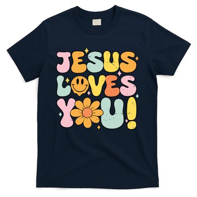 Christian Jesus Loves You Groovy Cute Vintage Vintage T-Shirt