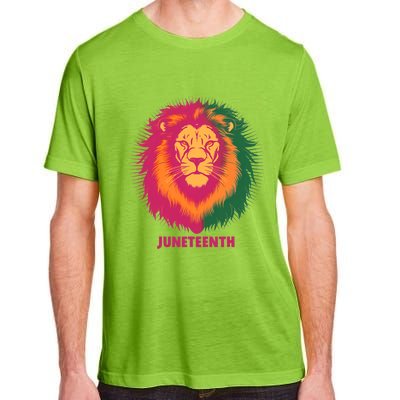 Celebrate Junenth Lion African American Freedom Day 1865 Gift Adult ChromaSoft Performance T-Shirt